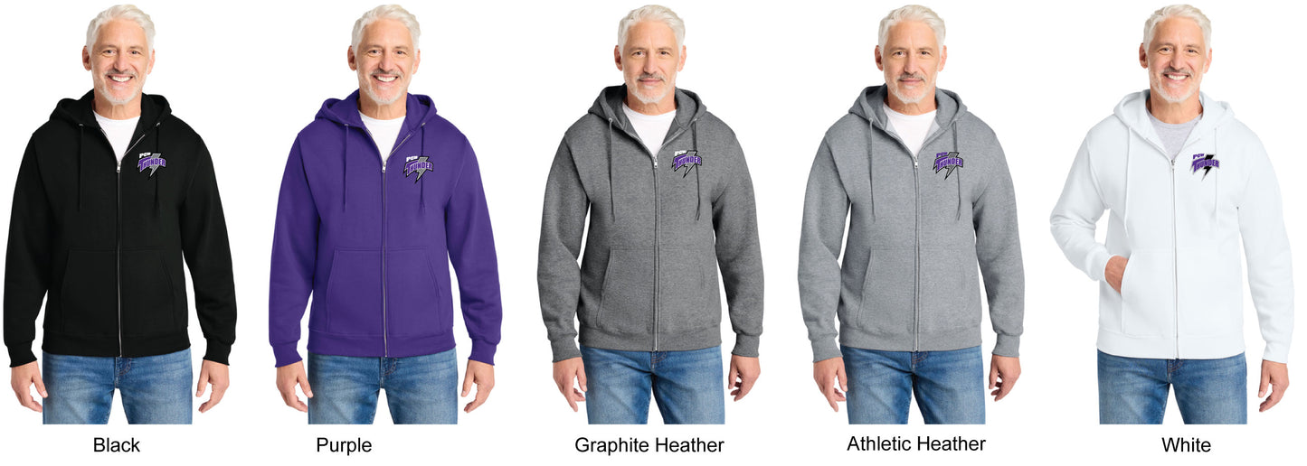 Port & Co® Core Fleece Full-Zip Hooded Sweatshirt