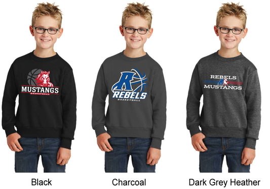 Port & Company® Youth Core Fleece Crewneck Sweatshirt