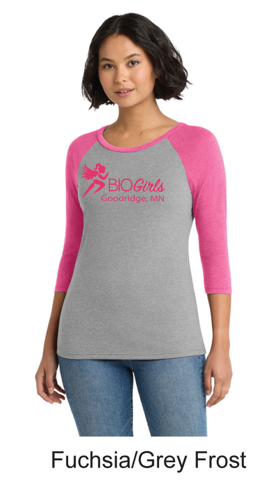 District ® Women’s Perfect Tri ® 3/4-Sleeve Raglan
