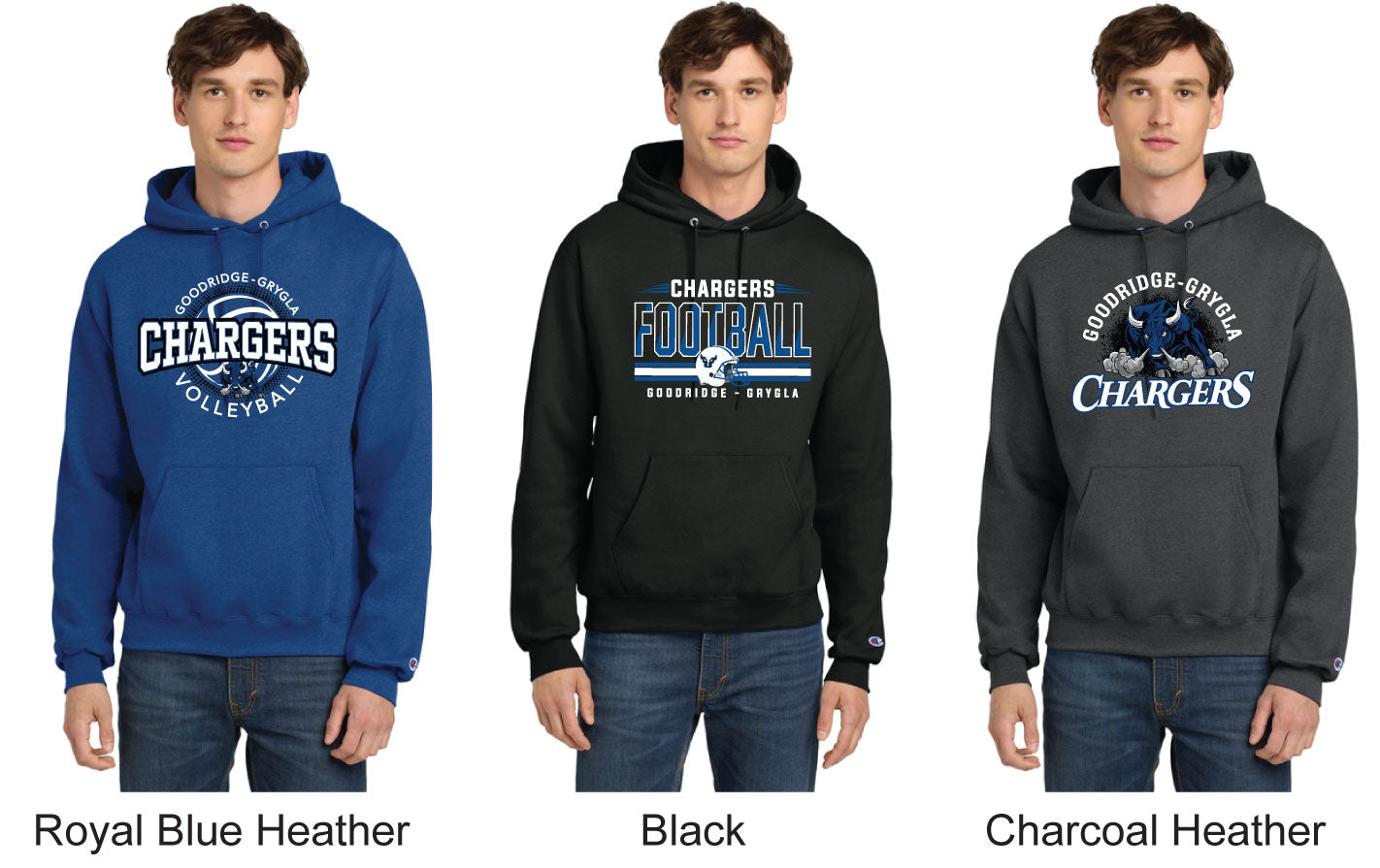 Champion® Powerblend Pullover Hoodie
