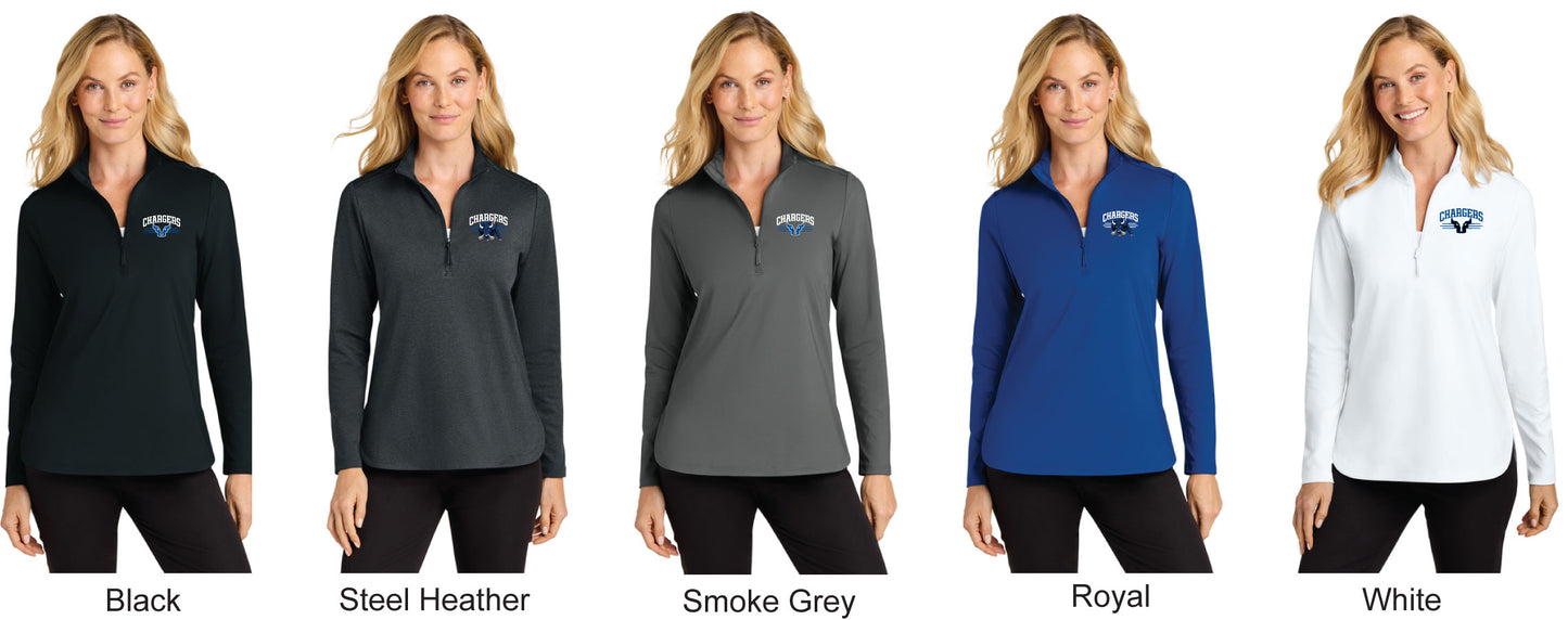 Port Authority Women's C-FREE Double Knit 1/4-Zip