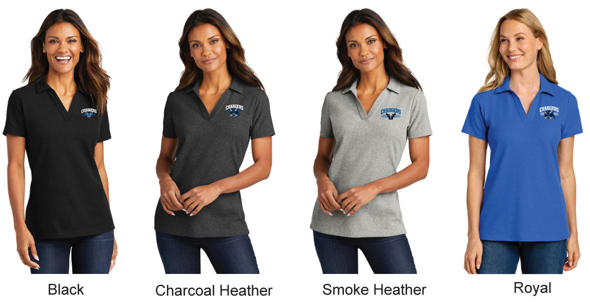 Port Authority® Womens C-FREE ® Cotton Blend Pique Polo