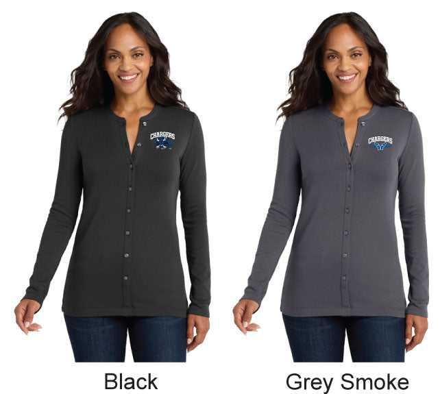 Port Authority® Women's Concept Stretch Button-Front Cardigan