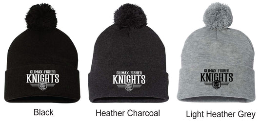 Knights Sportsman 12" Pom-Pom Cuffed Beanie