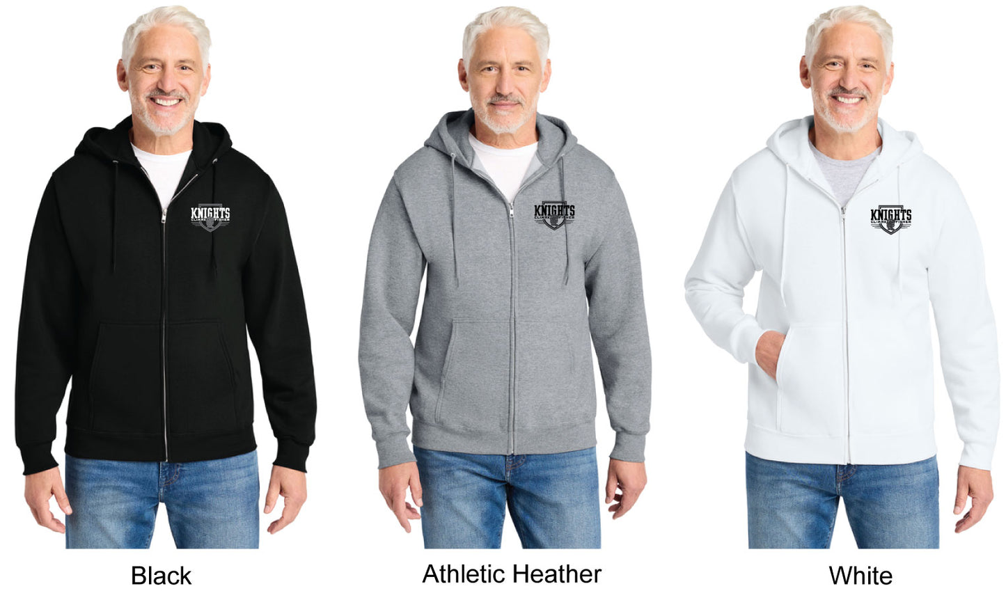 Knights Port & Co® Core Fleece Full-Zip Hooded Sweatshirt