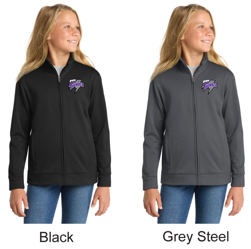 Sport-Tek® Youth Sport-Wick® Fleece Full-Zip Jacket