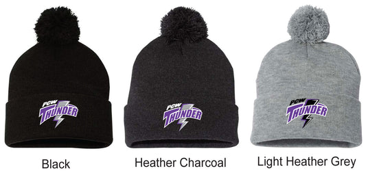 Sportsman 12" Pom-Pom Cuffed Beanie