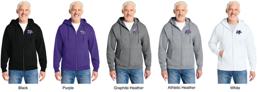 Port & Co® Core Fleece Full-Zip Hooded Sweatshirt