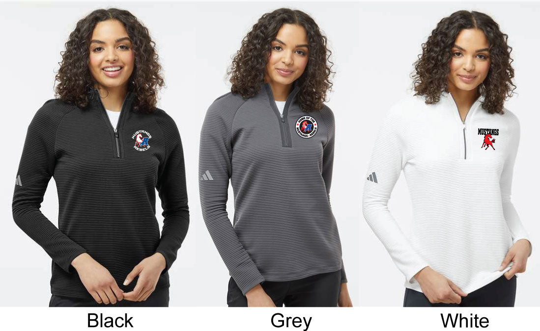 Adidas - Womens Spacer Quarter-Zip Pullover